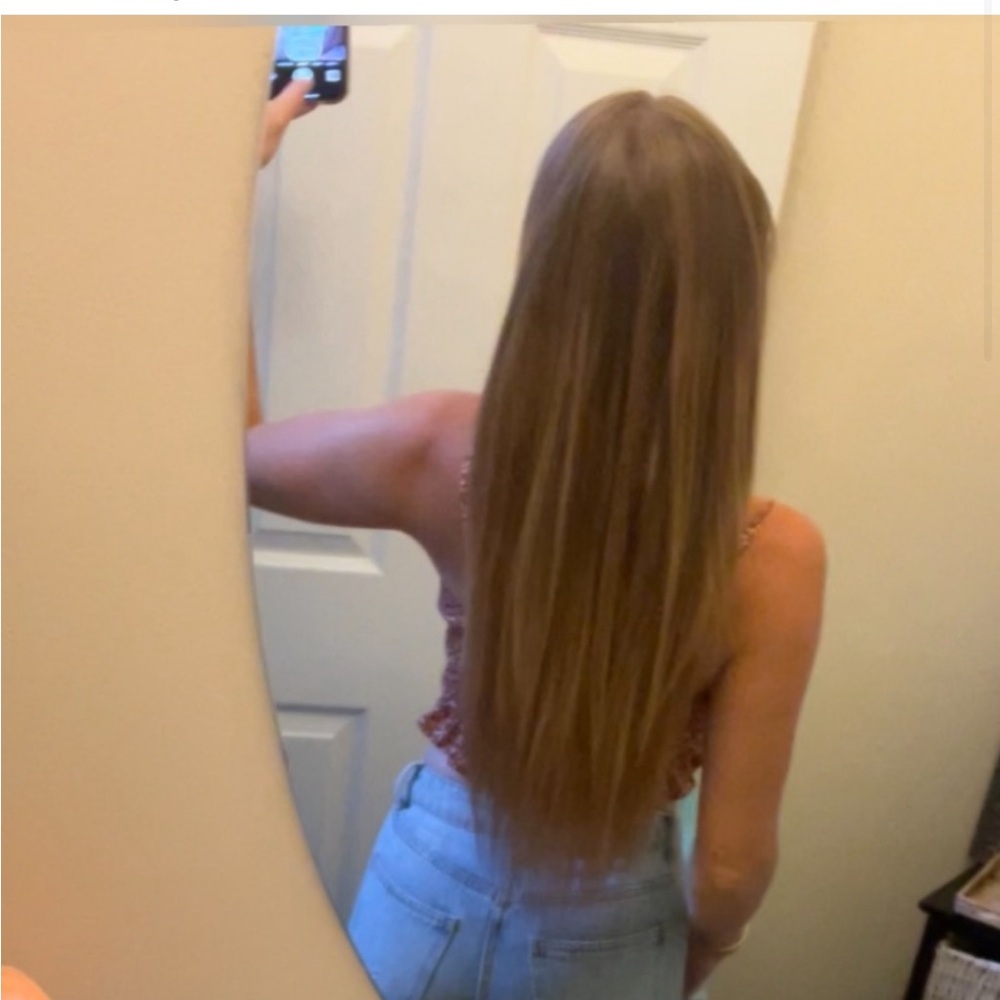 CUSTOM HALO COUTURE DIRTY BLONDE HALO EXTENSIONS